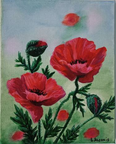 Original Floral Paintings by Liliia Iaconis