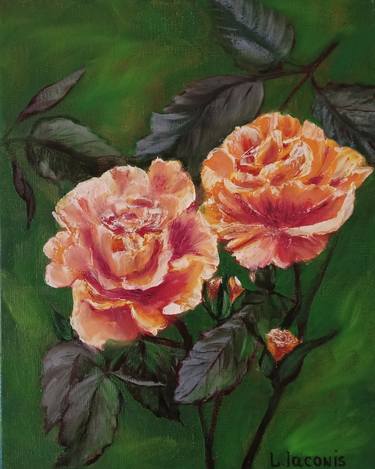 Original Realism Floral Paintings by Liliia Iaconis