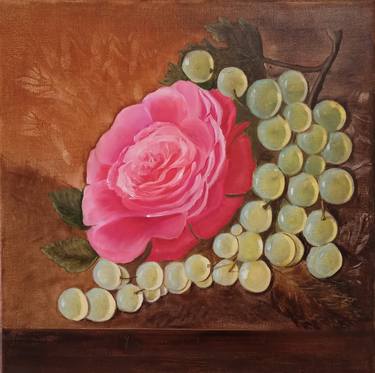 Original Fine Art Still Life Paintings by Liliia Iaconis