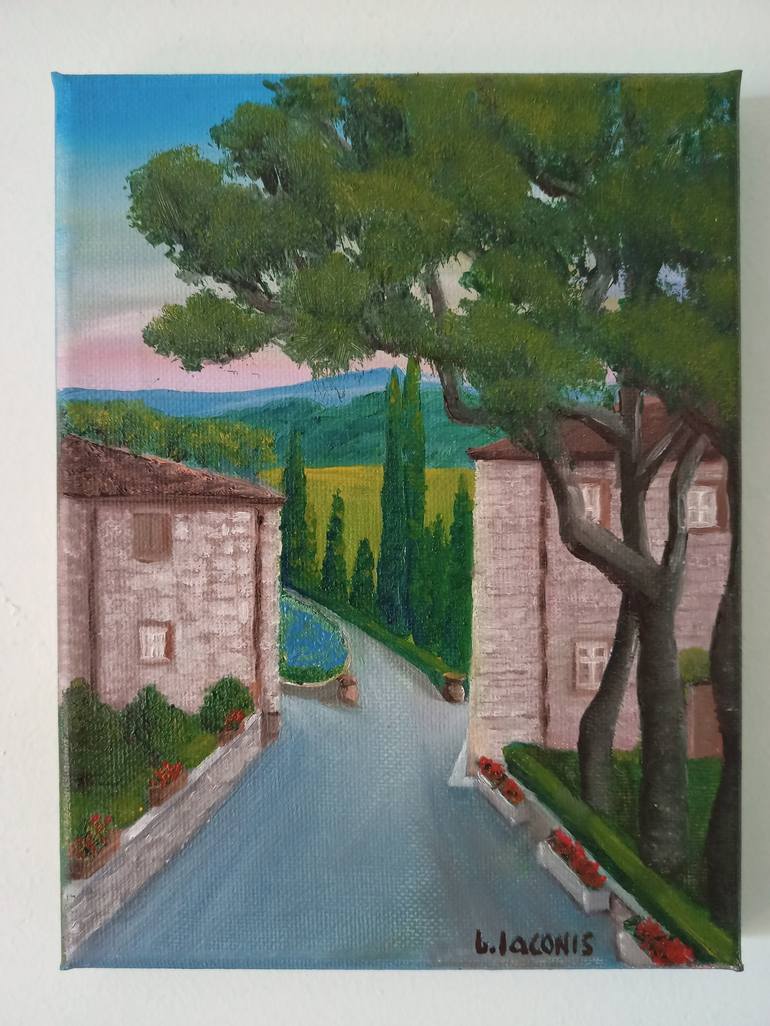 Original Landscape Painting by Liliia Iaconis