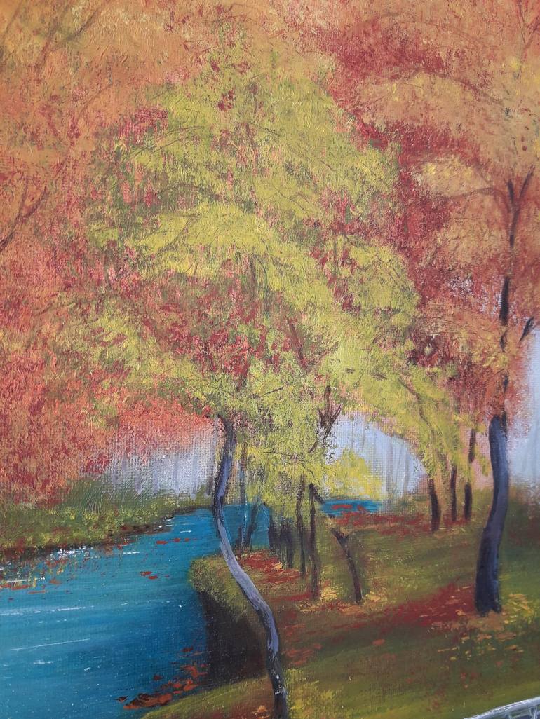 Original Contemporary Landscape Painting by Liliia Iaconis