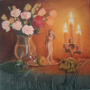 Original Contemporary Still Life Paintings by Liliia Iaconis