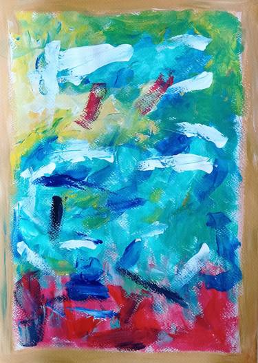 Original Abstract Expressionism Abstract Paintings by Natalya Mougenot