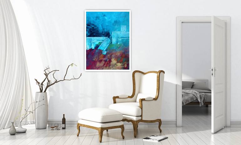 Original Abstract Expressionism Abstract Painting by Natalya Mougenot