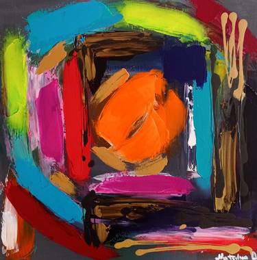 Modern abstract expressive vibrant artwork "Integrity 0.1" thumb