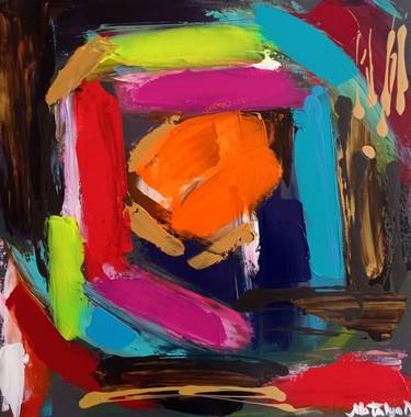 Modern abstract expressive vibrant artwork "Integrity 0.2" thumb