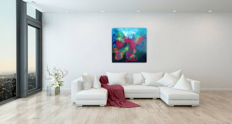 Original Abstract Expressionism Abstract Painting by Natalya Mougenot