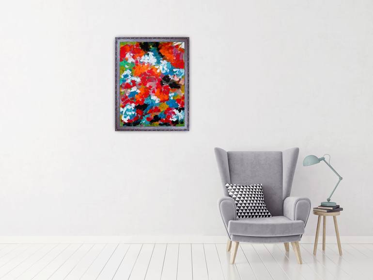 Original Abstract Expressionism Abstract Painting by Natalya Mougenot