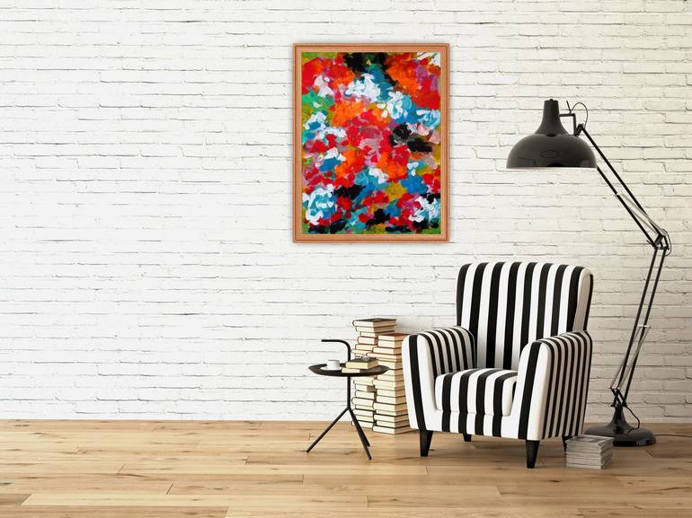 Original Abstract Expressionism Abstract Painting by Natalya Mougenot