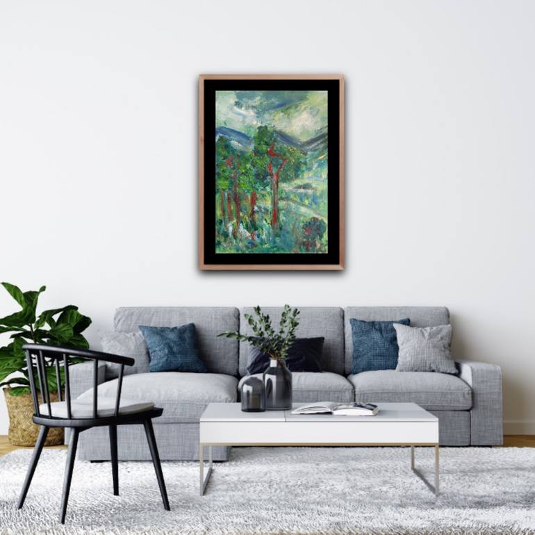 Original Contemporary Landscape Painting by Natalya Mougenot