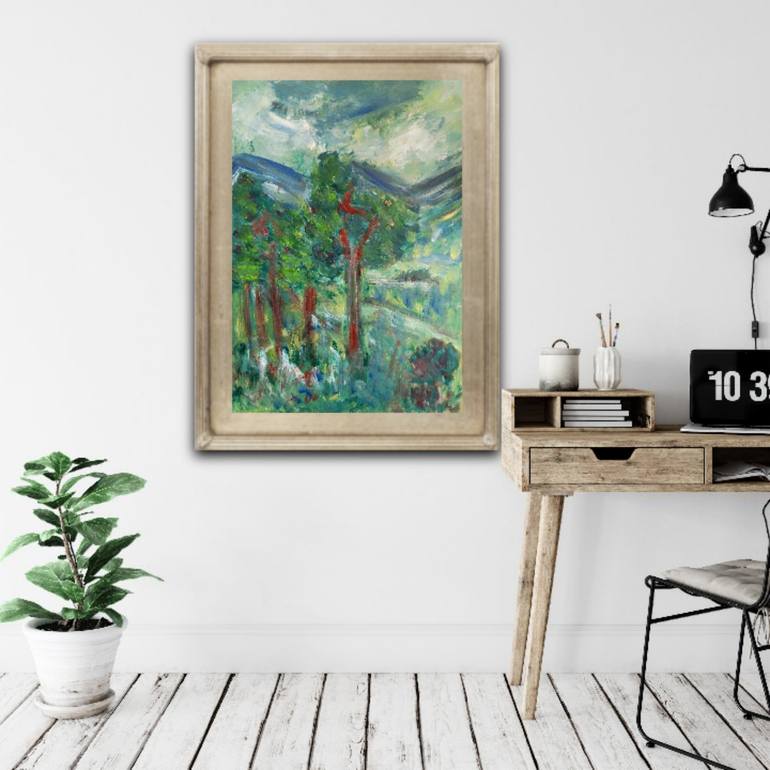 Original Contemporary Landscape Painting by Natalya Mougenot