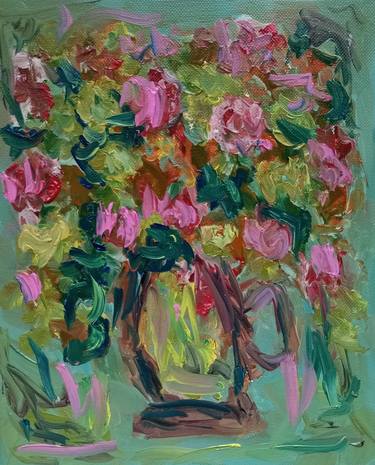 Original Floral Paintings by Natalya Mougenot