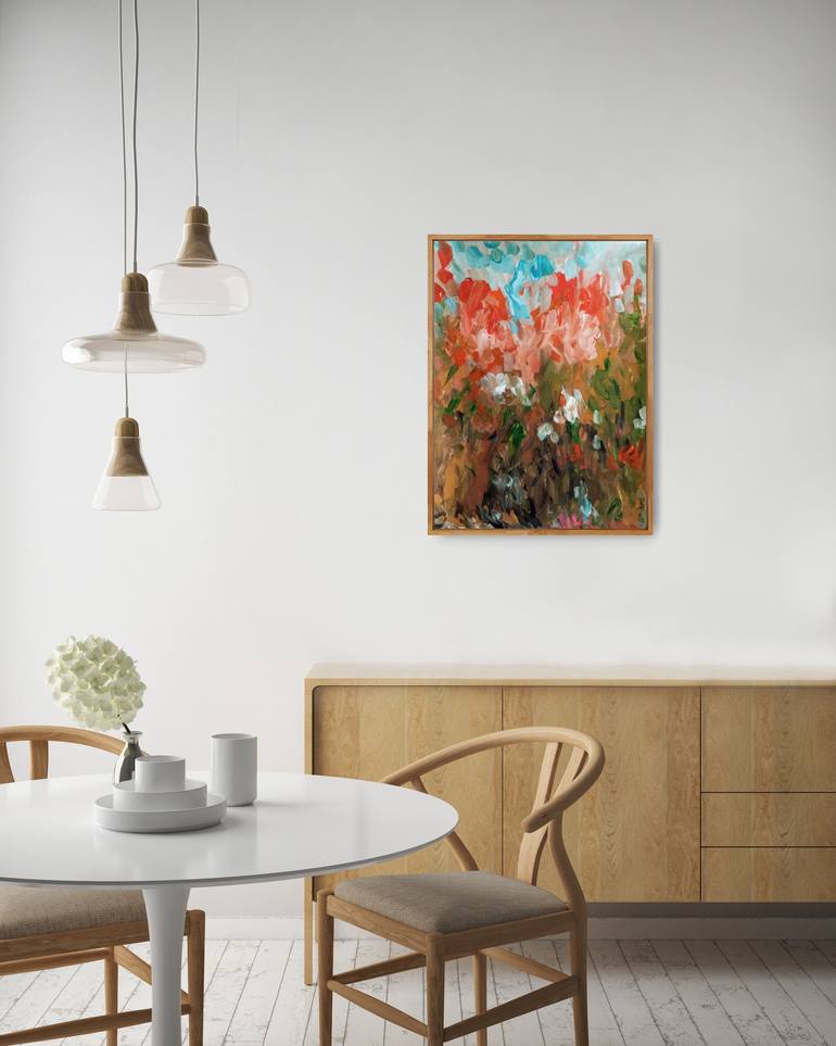 Original Abstract Expressionism Abstract Painting by Natalya Mougenot