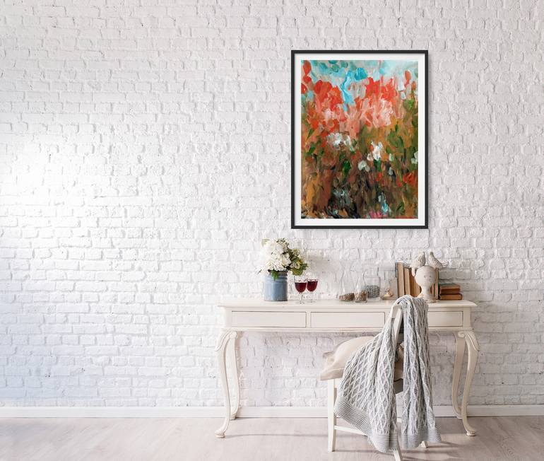 Original Abstract Expressionism Abstract Painting by Natalya Mougenot