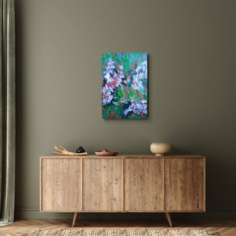 Original Floral Painting by Natalya Mougenot