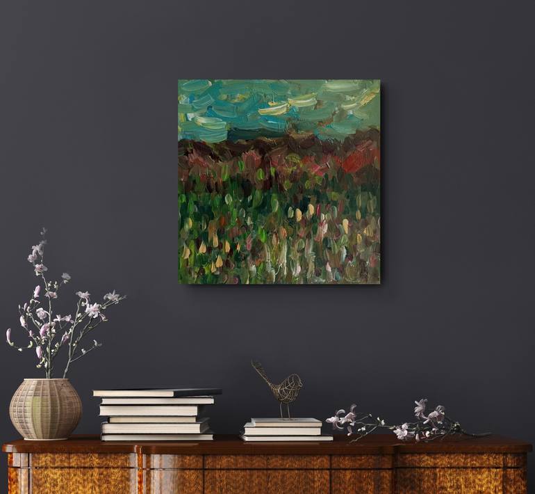 Original Impressionism Landscape Painting by Natalya Mougenot