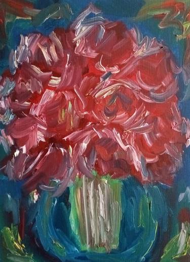 Original Expressionism Floral Paintings by Natalya Mougenot