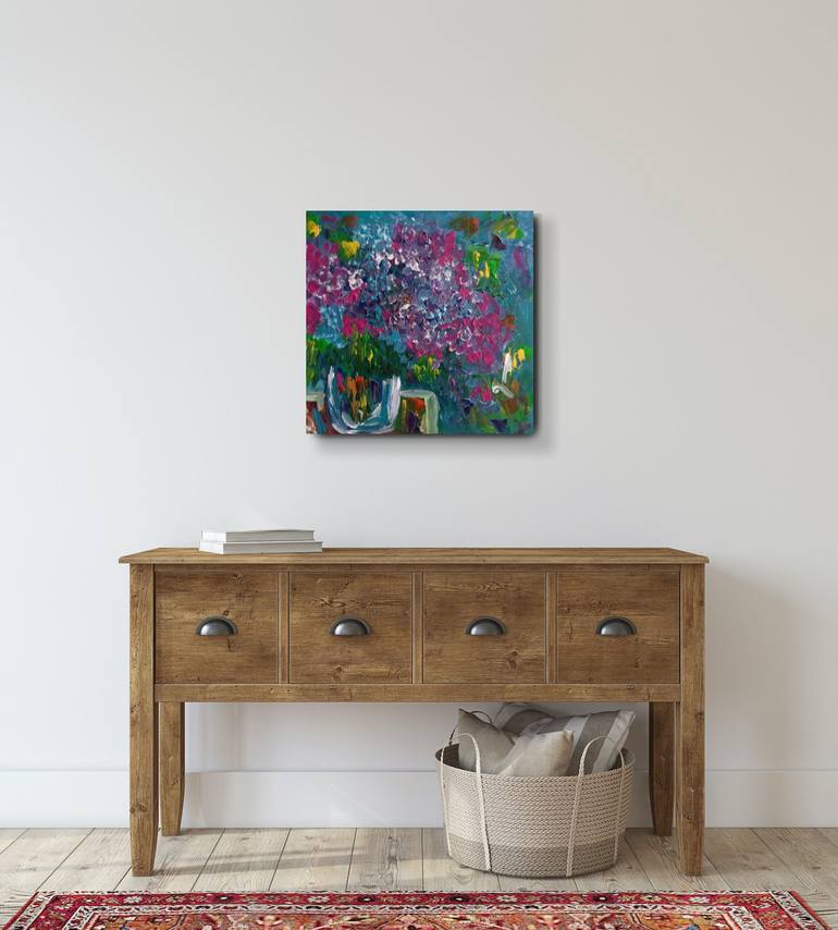 Original Floral Painting by Natalya Mougenot