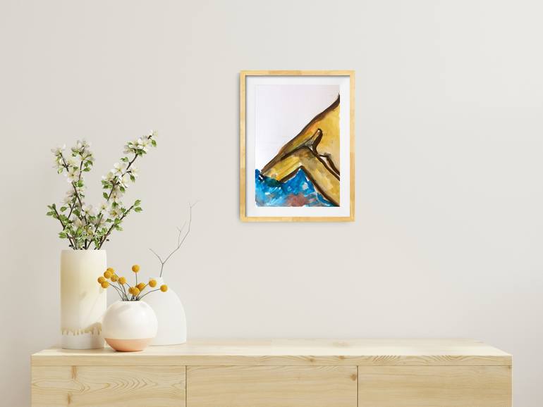 Original Expressionism Women Drawing by Natalya Mougenot