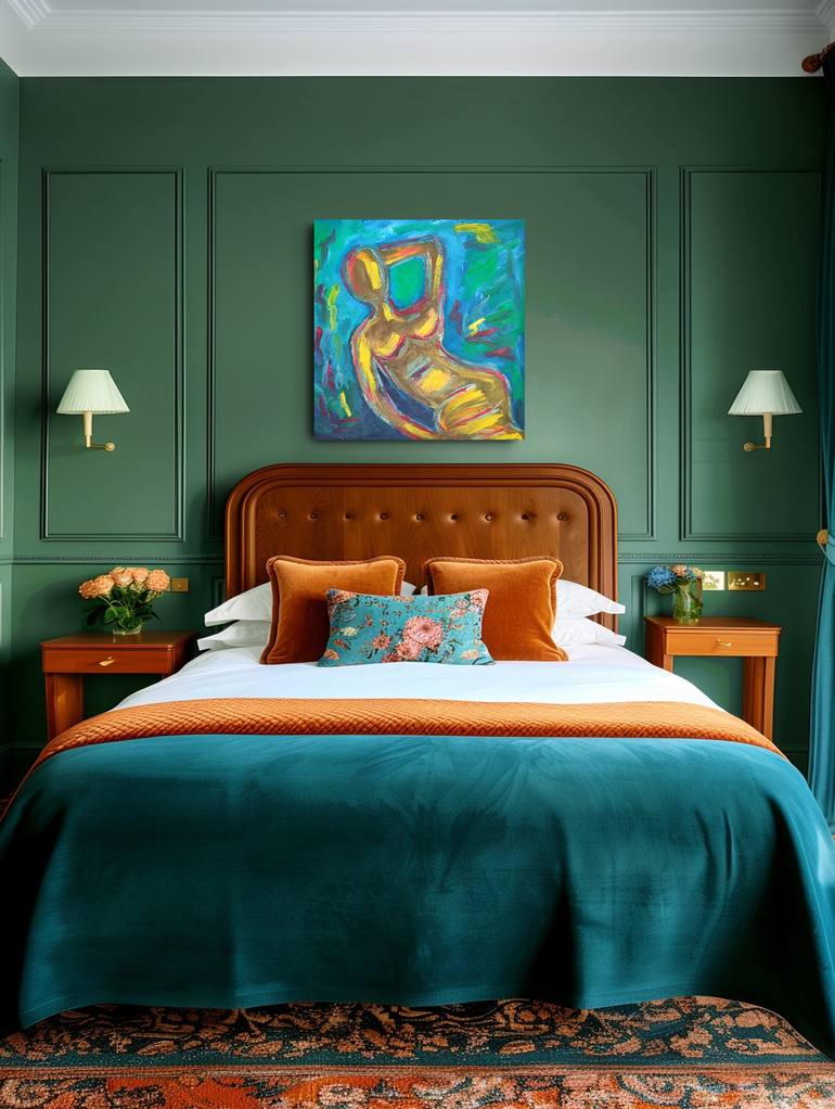 Original Contemporary Women Painting by Natalya Mougenot
