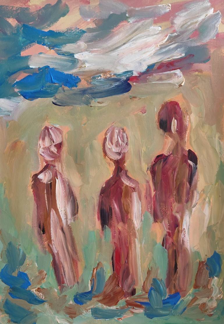 Original Contemporary People Paintings by Natalya Mougenot