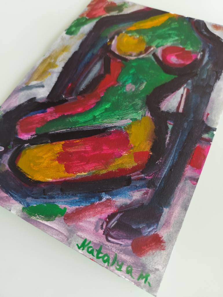 Original Contemporary Women Painting by Natalya Mougenot