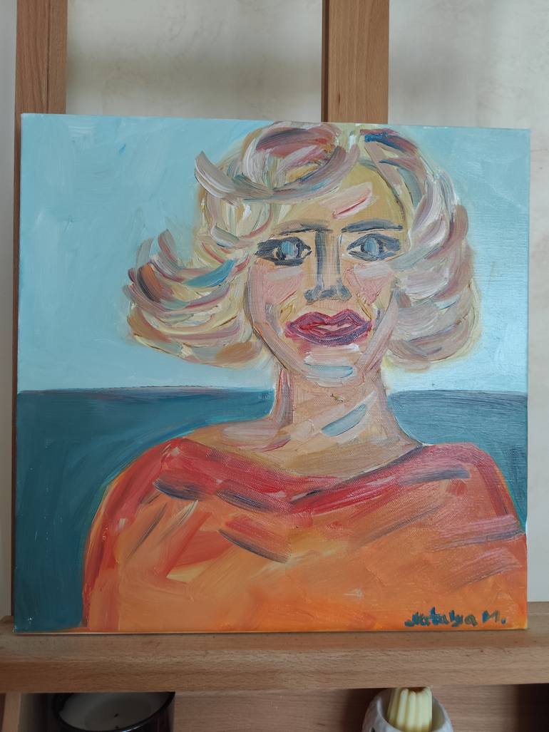 Original Contemporary Women Painting by Natalya Mougenot
