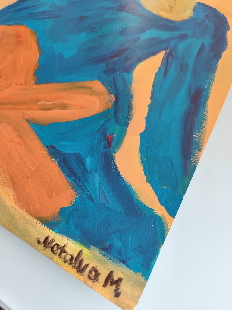 Original Contemporary Women Painting by Natalya Mougenot