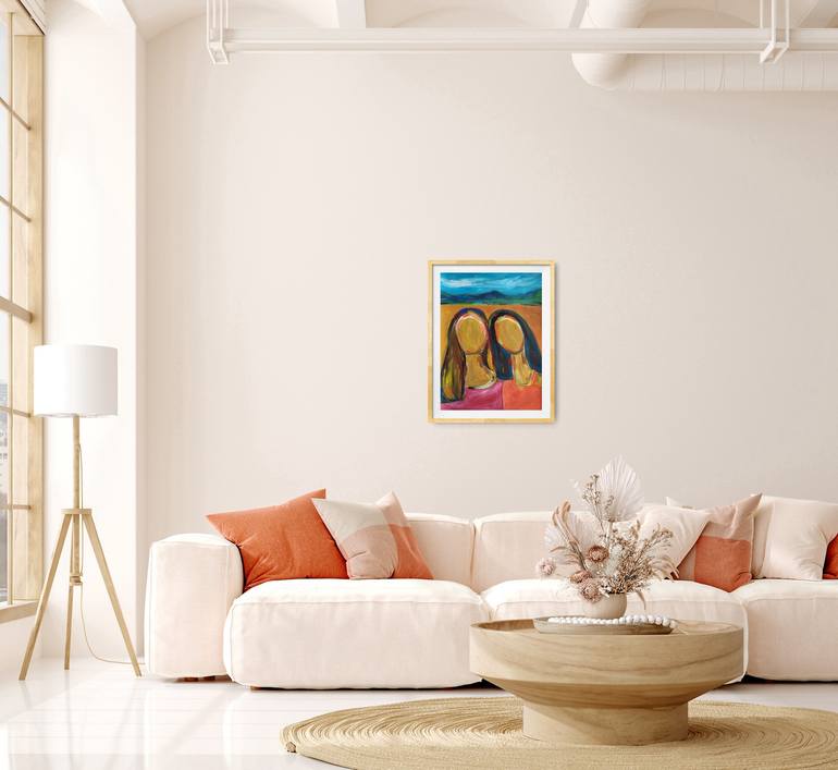 Original Contemporary Women Painting by Natalya Mougenot