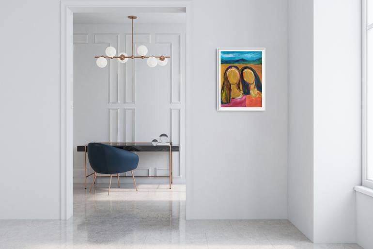 Original Contemporary Women Painting by Natalya Mougenot