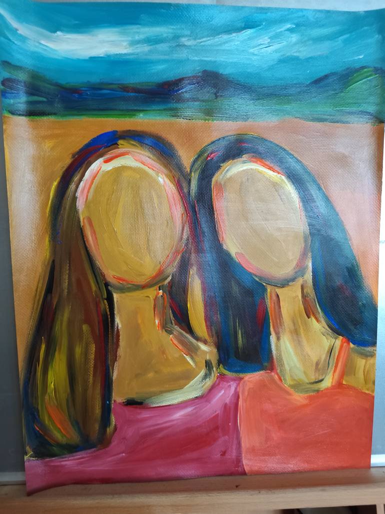Original Contemporary Women Painting by Natalya Mougenot