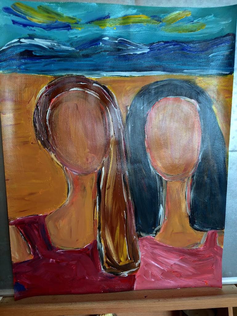 Original Contemporary Women Painting by Natalya Mougenot