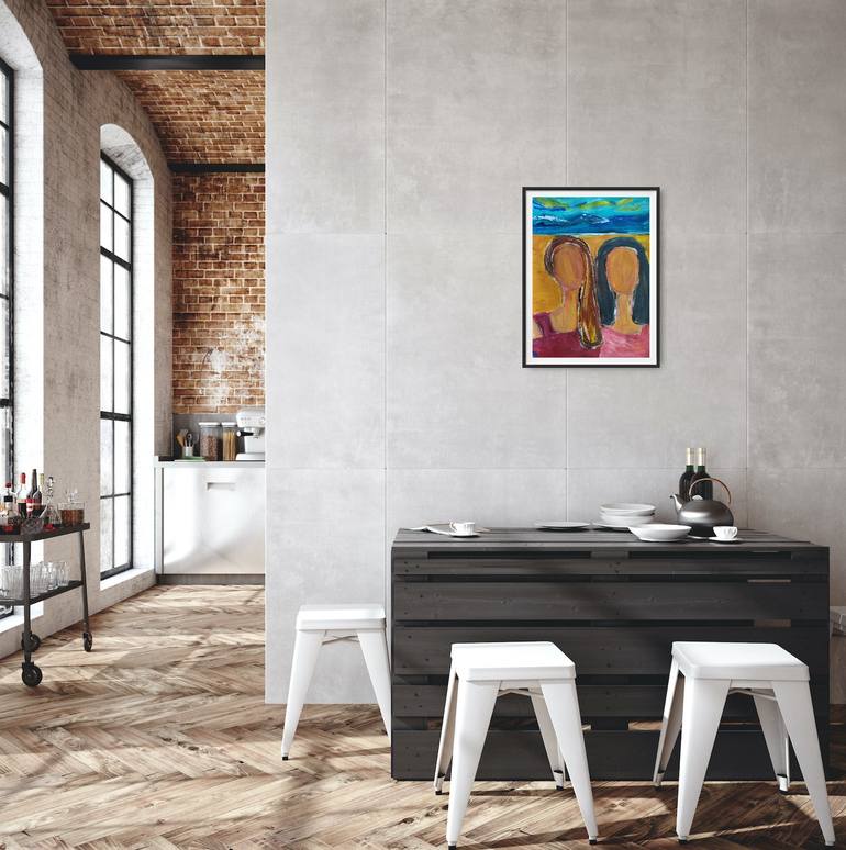 Original Contemporary Women Painting by Natalya Mougenot