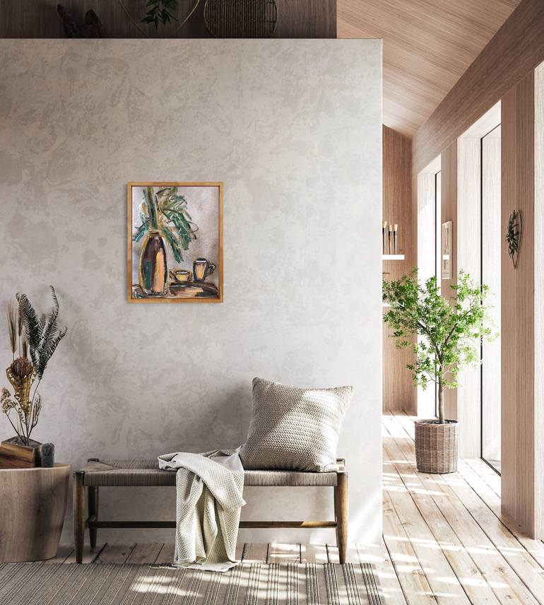 Original Abstract Expressionism Abstract Painting by Natalya Mougenot