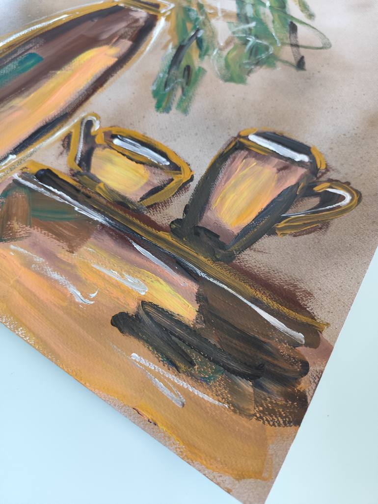 Original Abstract Expressionism Abstract Painting by Natalya Mougenot