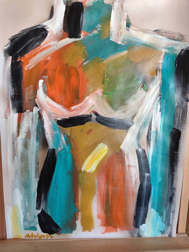 Original Contemporary Women Painting by Natalya Mougenot