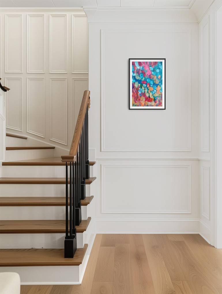 Original Abstract Expressionism Abstract Painting by Natalya Mougenot