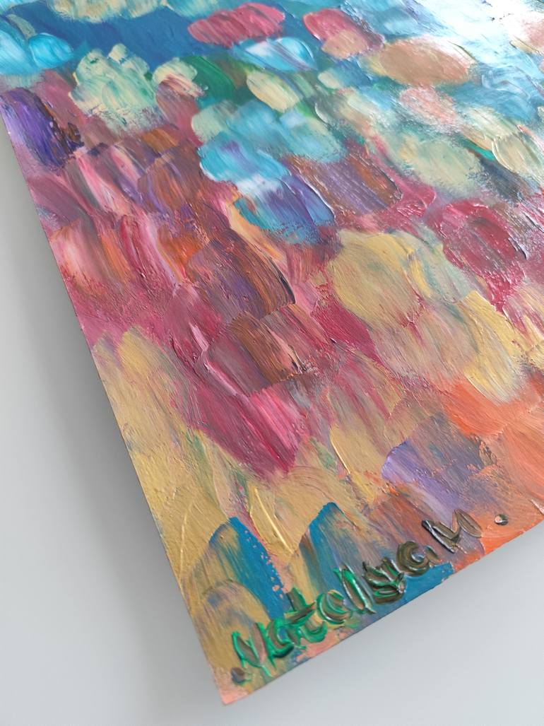 Original Abstract Expressionism Abstract Painting by Natalya Mougenot