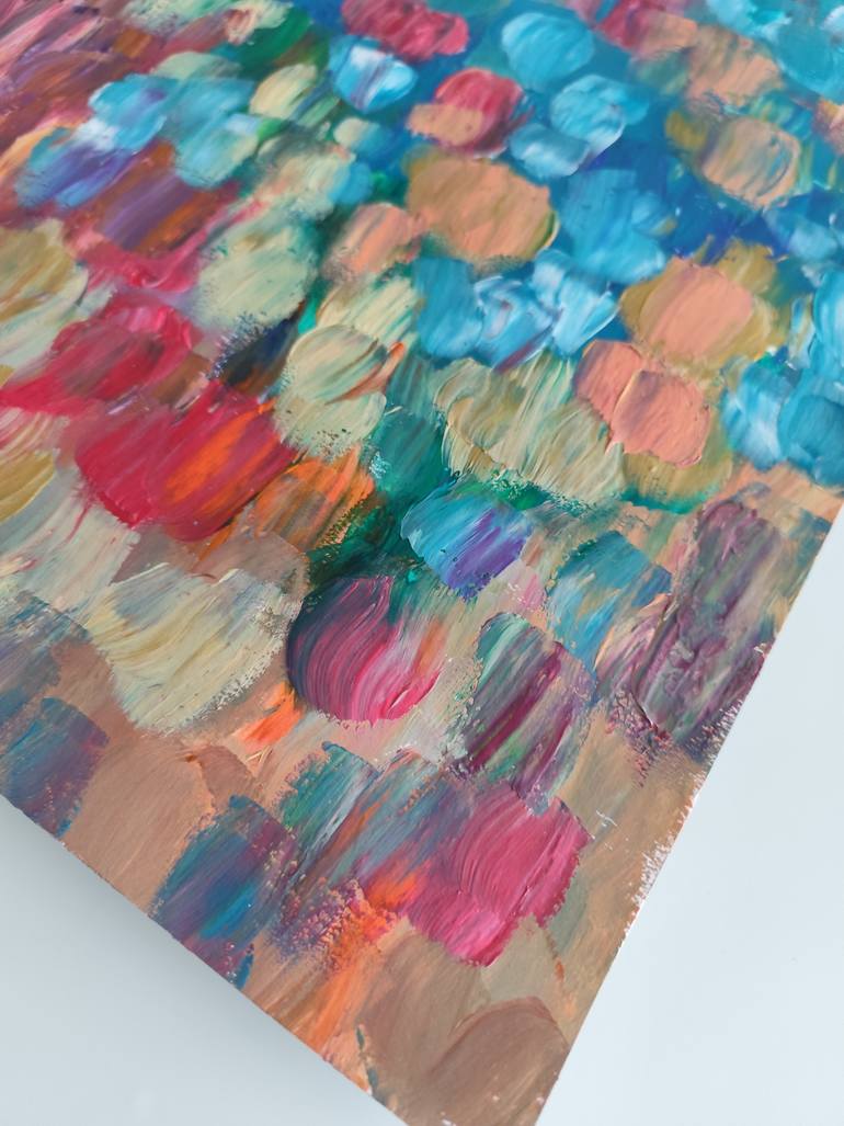Original Abstract Expressionism Abstract Painting by Natalya Mougenot