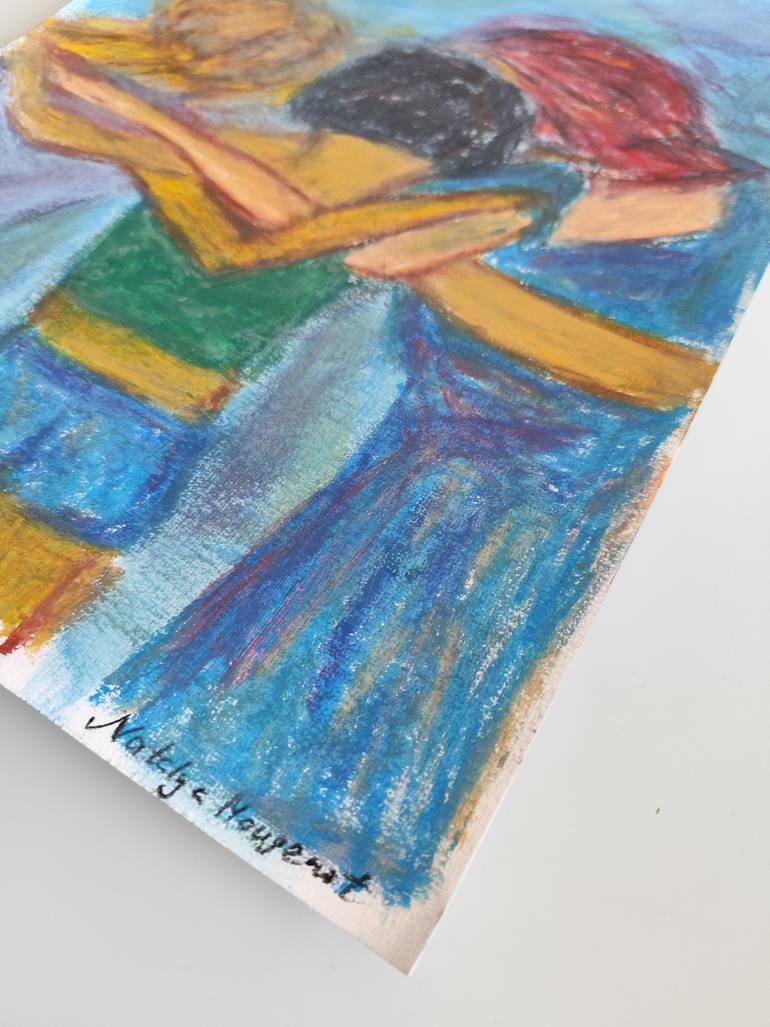 Original Abstract Expressionism Women Painting by Natalya Mougenot