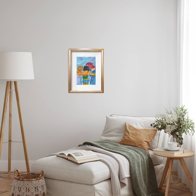 Original Abstract Expressionism Women Painting by Natalya Mougenot