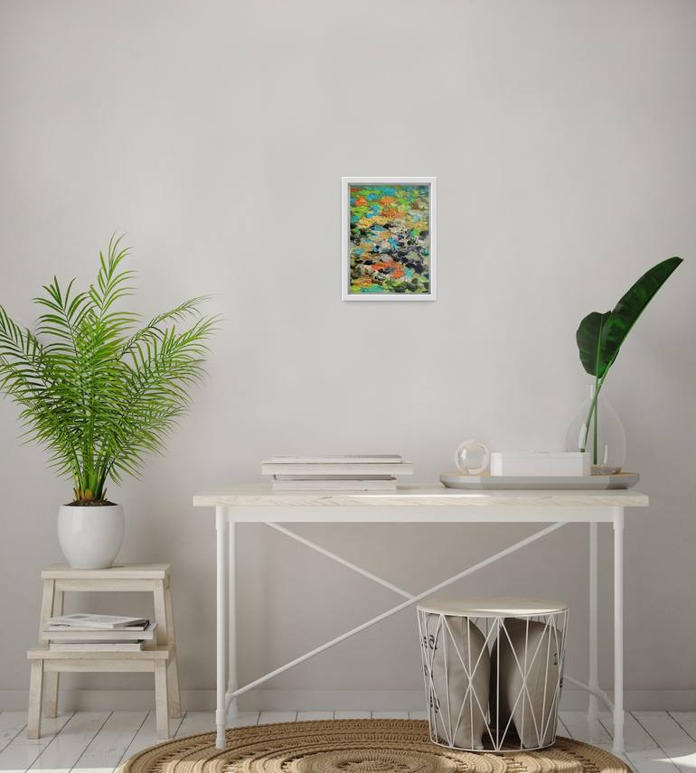 Original Abstract Expressionism Abstract Painting by Natalya Mougenot