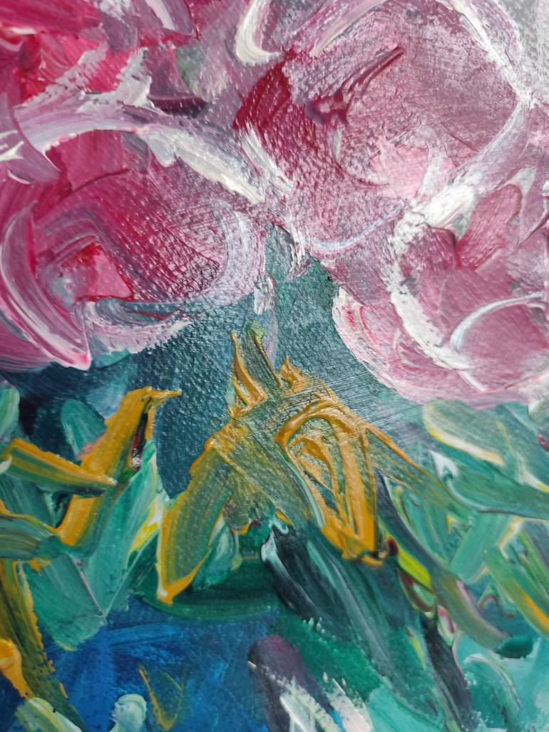 Original Abstract Expressionism Abstract Painting by Natalya Mougenot