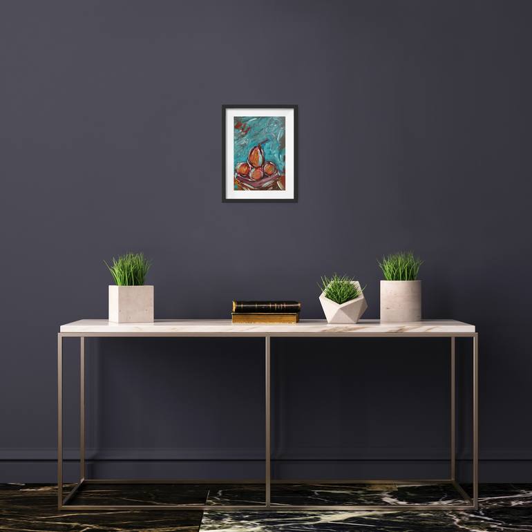 Original Abstract Expressionism Still Life Painting by Natalya Mougenot