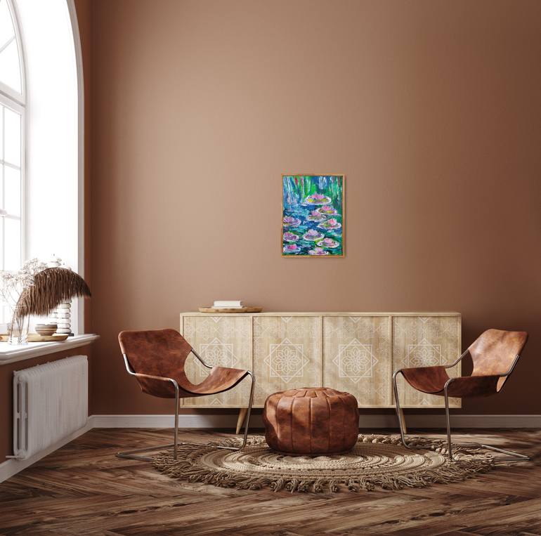 Original Abstract Expressionism Nature Painting by Natalya Mougenot