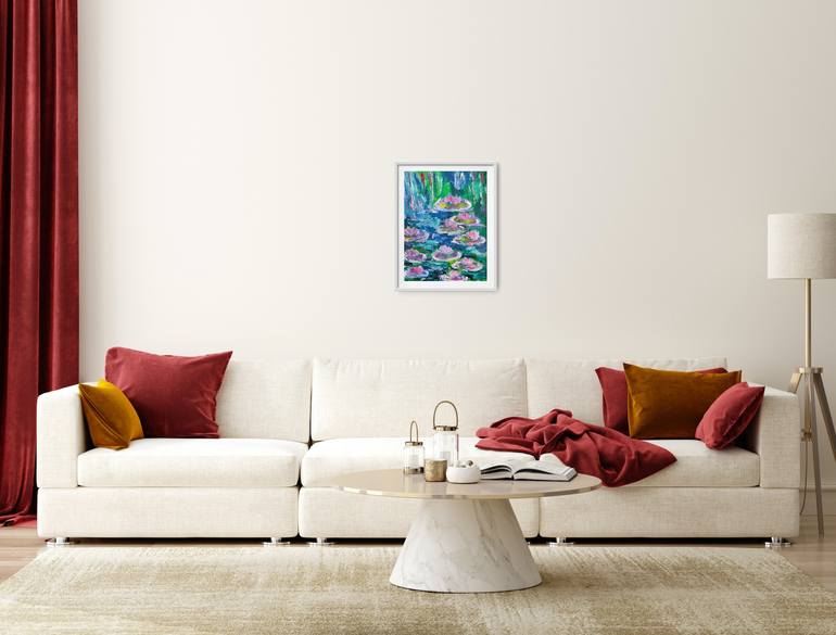 Original Abstract Expressionism Nature Painting by Natalya Mougenot