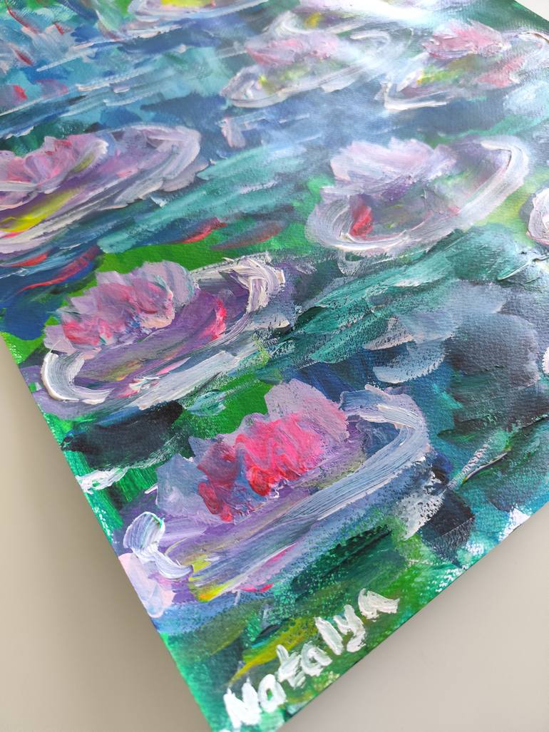 Original Abstract Expressionism Nature Painting by Natalya Mougenot