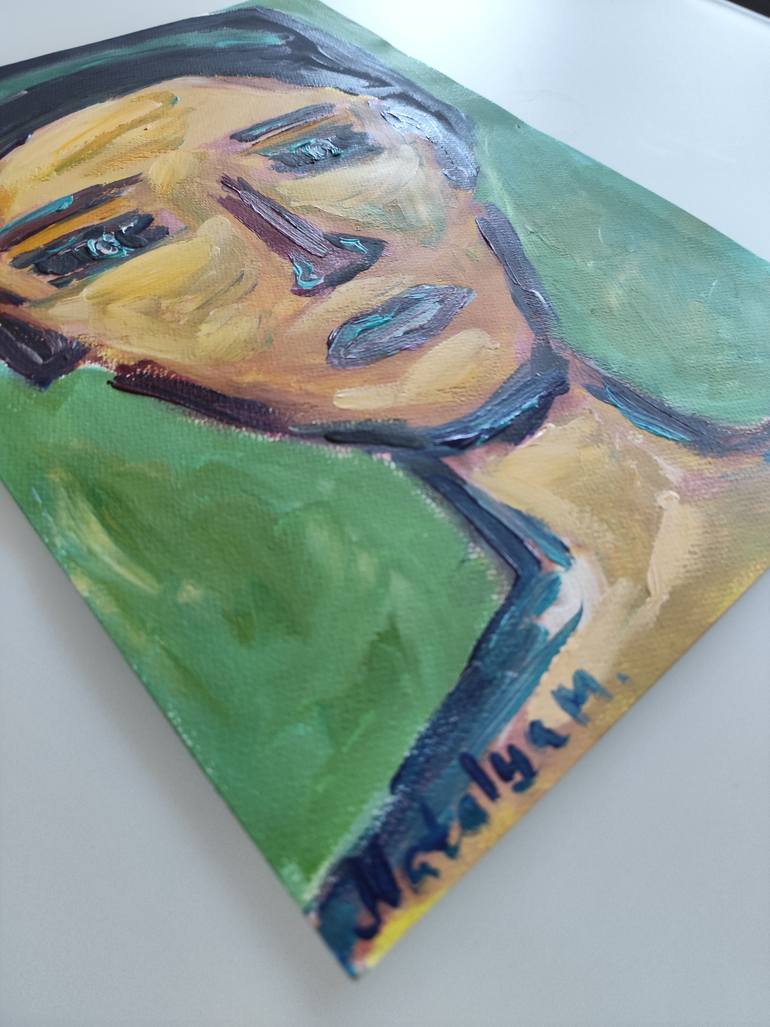 Original Abstract Expressionism Women Painting by Natalya Mougenot