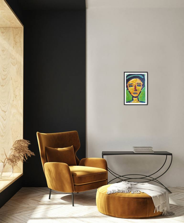 Original Abstract Expressionism Women Painting by Natalya Mougenot