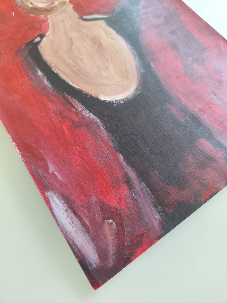 Original Abstract Expressionism Women Painting by Natalya Mougenot